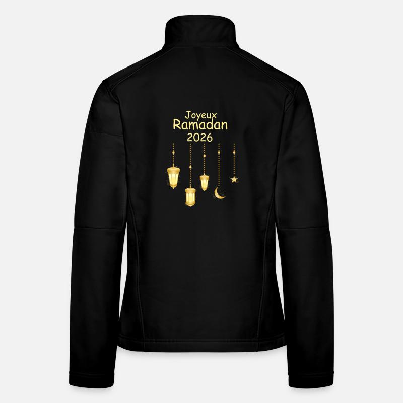 Joyeux Ramadan 2026 Veste en tissu softshell Femme