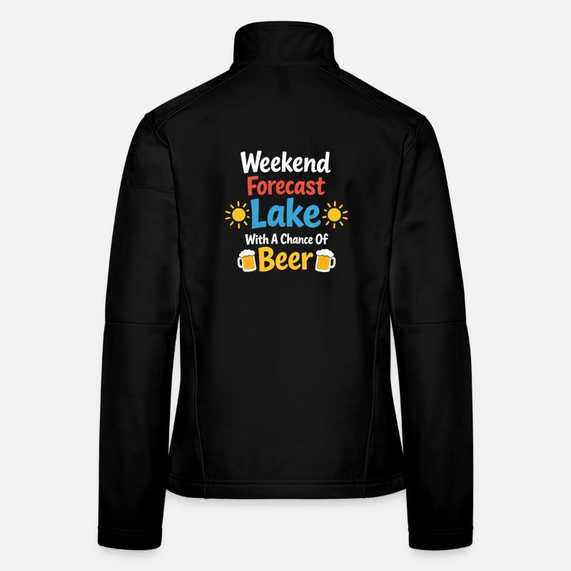 See-wochenende Countdown Zu See-tagen Frauen Softshelljacke