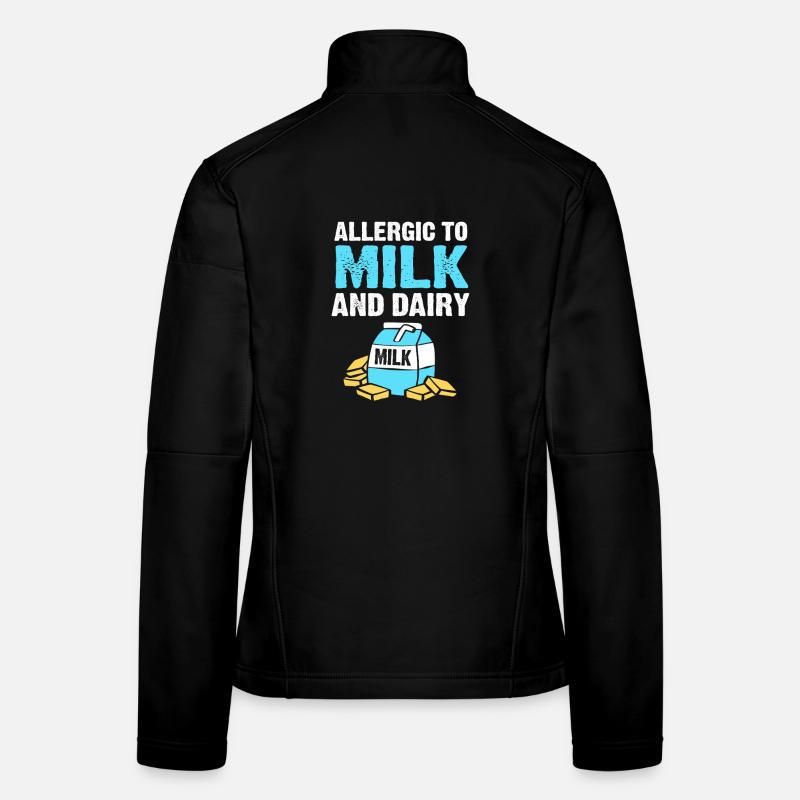 Allergie alimentaire Veste en tissu softshell Femme