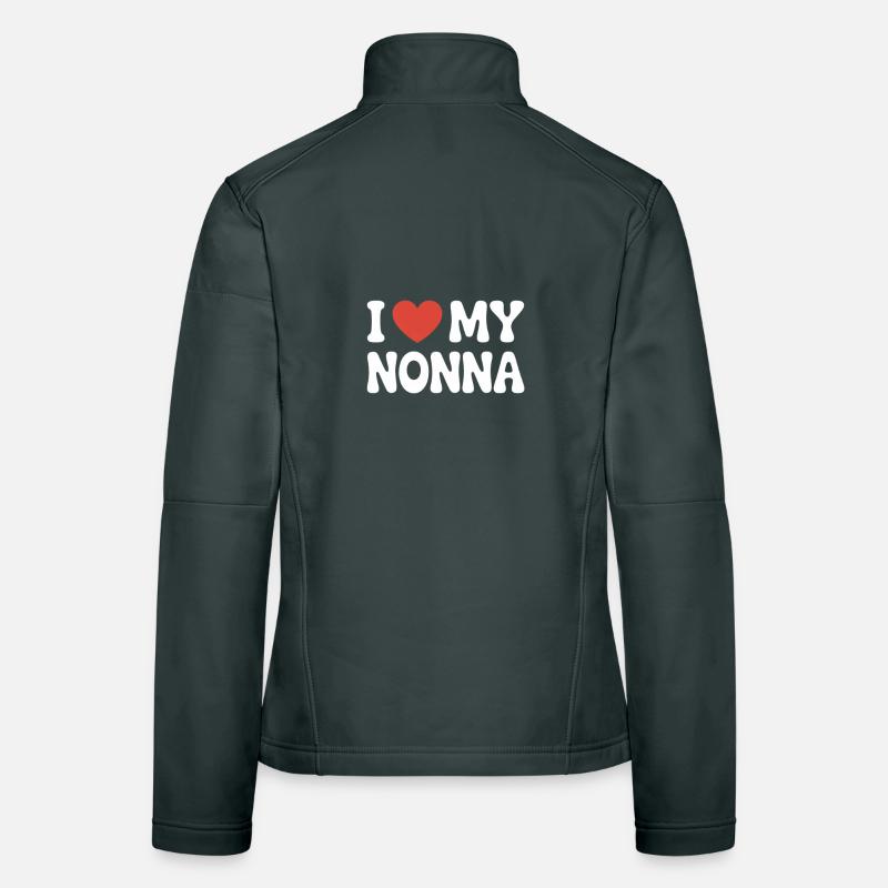 J’aime ma nonna Veste en tissu softshell Femme