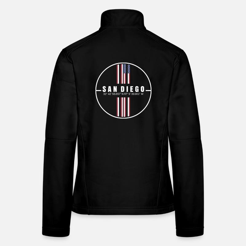 San Diego Coordinates Women's Softshell Jacket