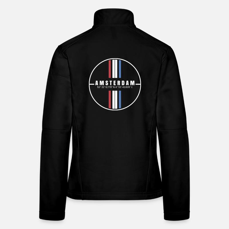 Coordonnées d’Amsterdam Veste en tissu softshell Femme