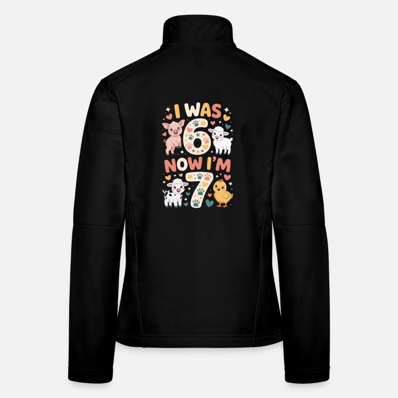 Anniversaire 7 ans : Imprimé animal Veste en tissu softshell Femme