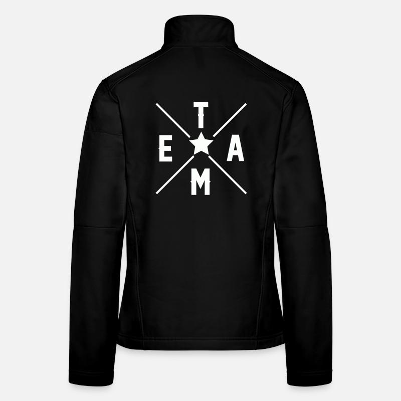 Équipe Veste en tissu softshell Femme