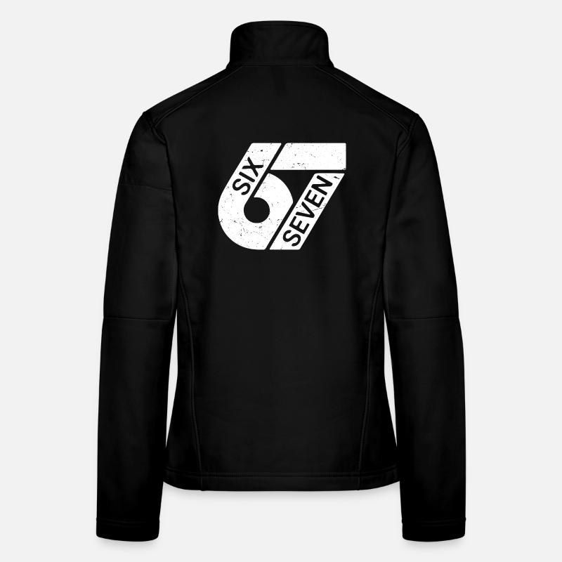 Six Seven Meme - Frauen Softshelljacke - Schwarz
