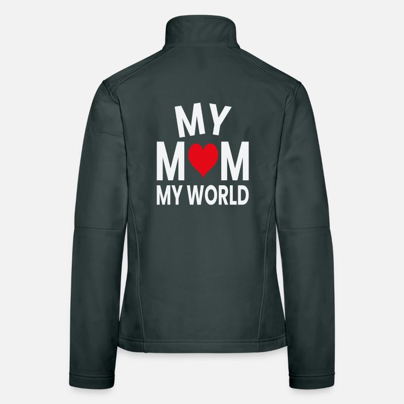 Ma mère, mon cœur du monde, Veste en tissu softshell Femme
