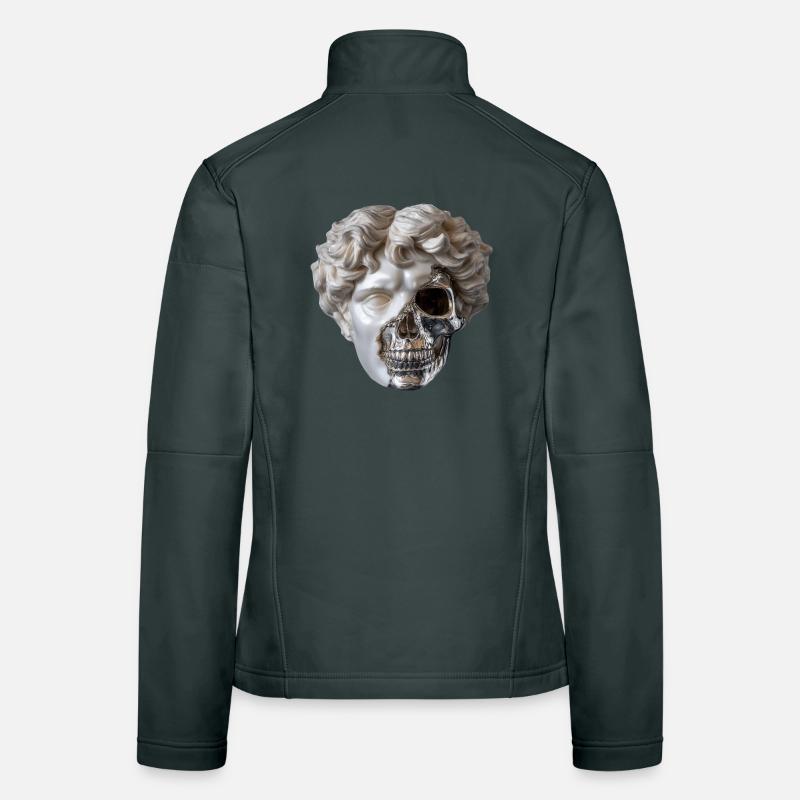 Klassik trifft Stahlskull Frauen Softshelljacke