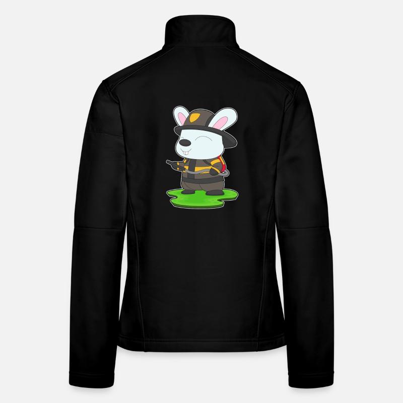 Pompiers Rabbit Extincteur Brigade Veste en tissu softshell Femme