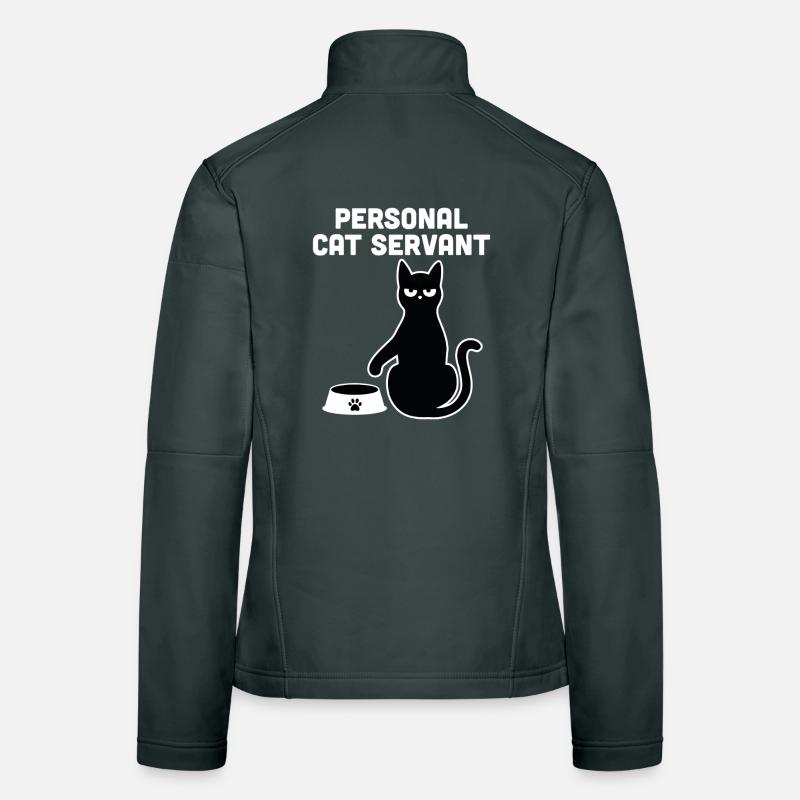 Personal Cat Servant Women's Softshell Jacket