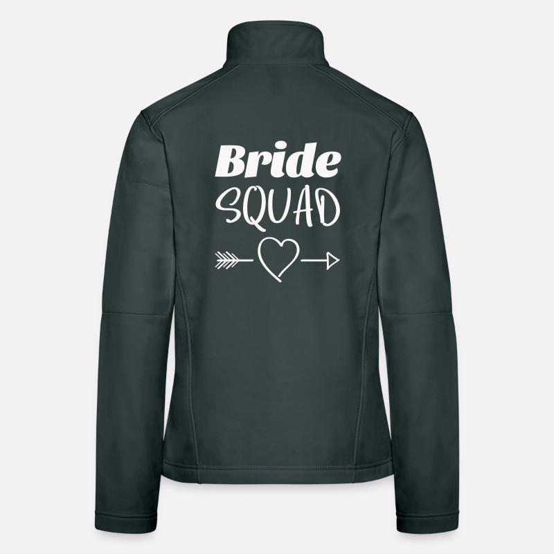Braut Squad Herz Pfeil Frauen Softshelljacke