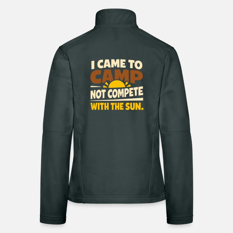Camping Sleep In None Women's Softshell Jacket