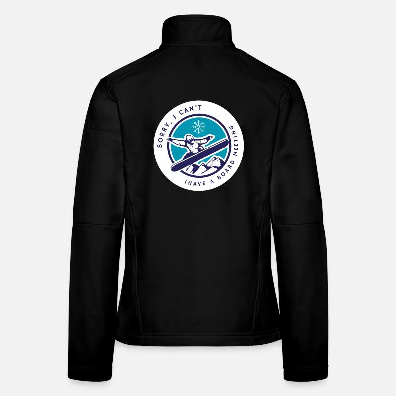 Snowboarding Board Meeting Frauen Softshelljacke