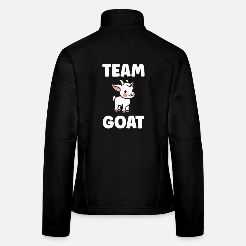 Équipe GOAT Mascotte Chèvre Veste en tissu softshell Femme