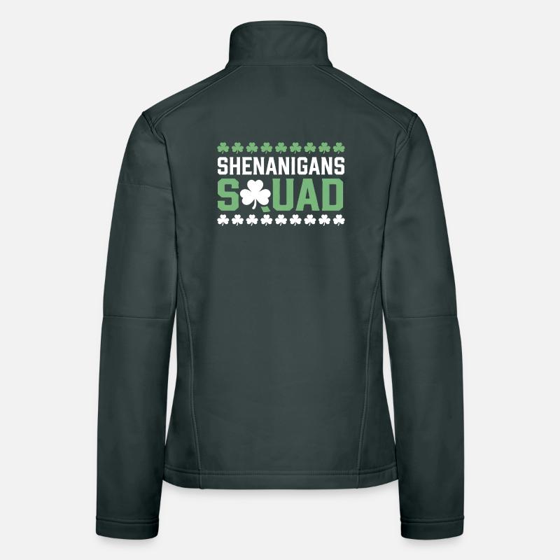Shenanigans Squad Shamrock Tee Women's Softshell Jacket
