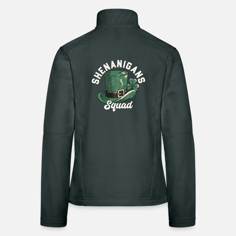 Shenanigans Squad Leprechaun-Hut Frauen Softshelljacke