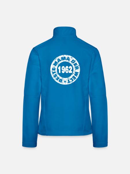 1962 - Frauen Softshelljacke - Schwarz - Hinten
