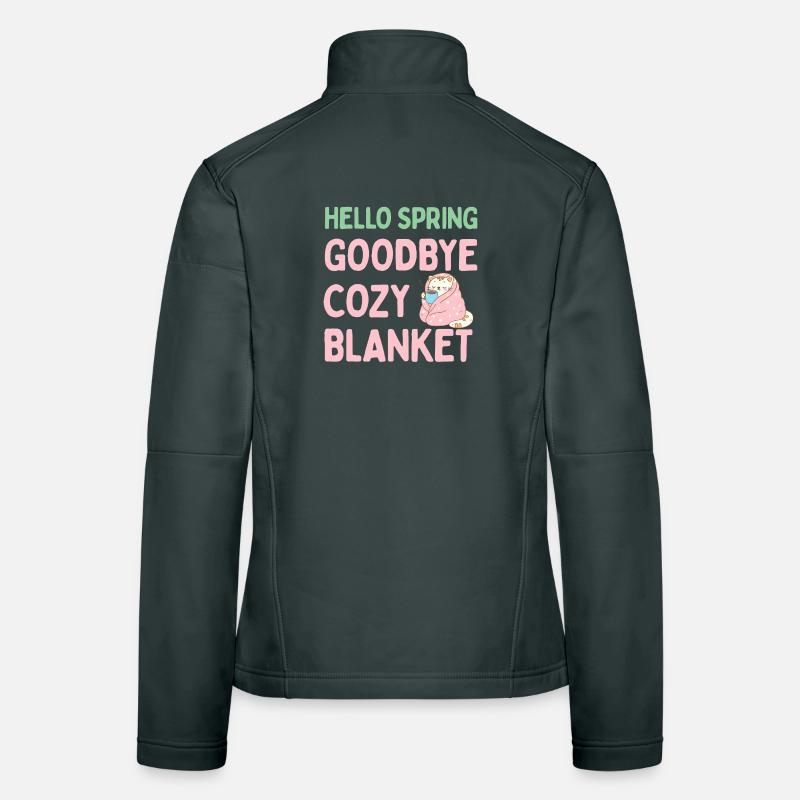 Hello spring, goodbye warm blanket Women's Softshell Jacket