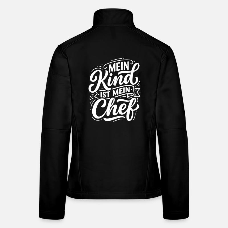 Mein Kind ist mein Chef Frauen Softshelljacke