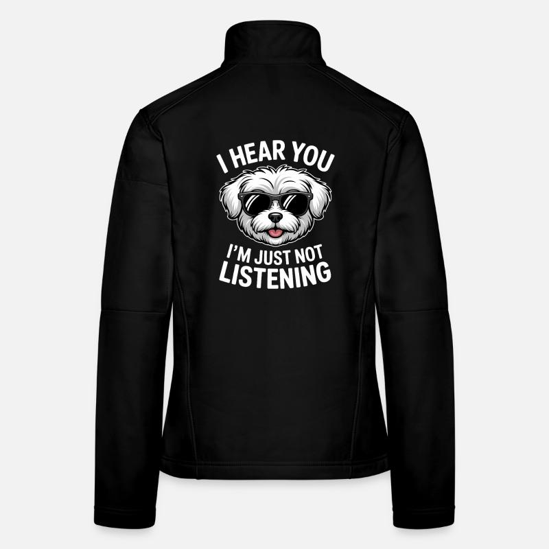 Malteser Sprüche Hunde Lustiges Malteser Geschenk  Frauen Softshelljacke