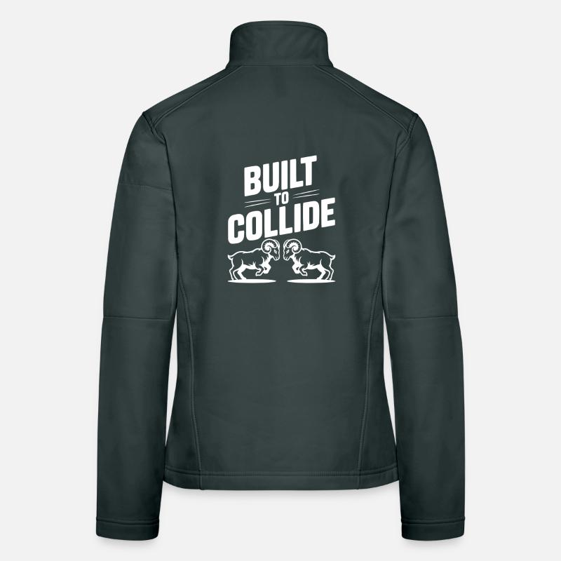 Construit pour entrer en collision Veste en tissu softshell Femme