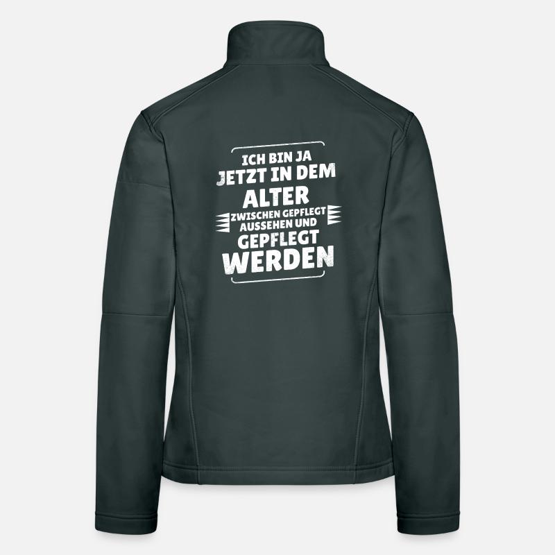Rentner Spruch Frauen Softshelljacke