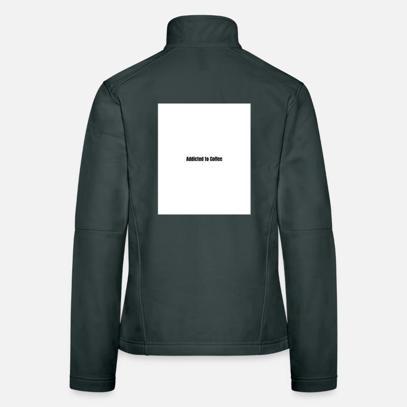 Coffee-addicted minimalist statement Women's Softshell Jacket