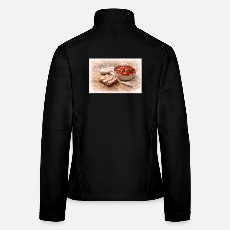 Borsch mit Salo Frauen Softshelljacke