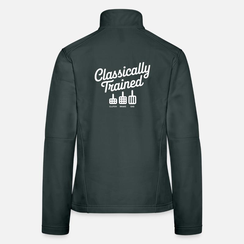 Classically Trained Petrolhead KFZ Mechaniker Frauen Softshelljacke