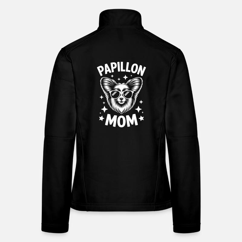 Papillon Sprüche Hunde Lustiges Papillon Geschenk  Frauen Softshelljacke