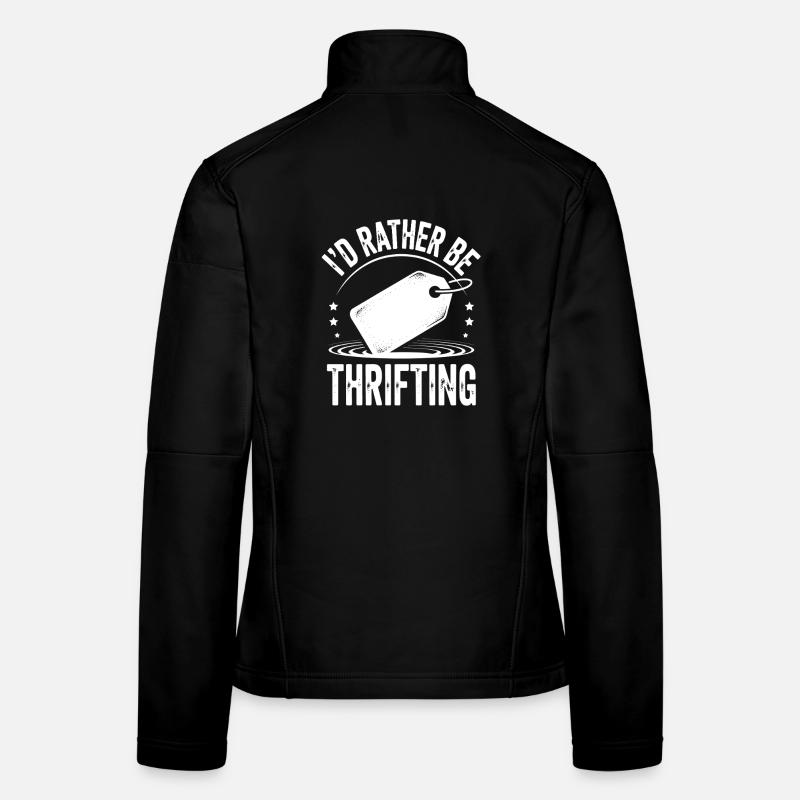 Étiquette d’occasion Style graphique vintage Veste en tissu softshell Femme