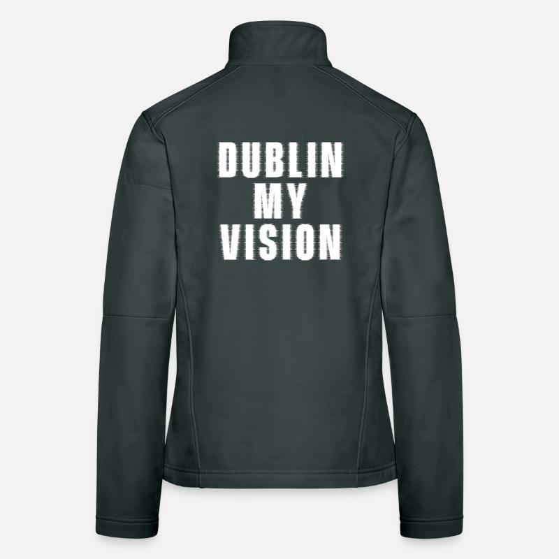Dublin : Ma vision Saint Patrick Veste en tissu softshell Femme