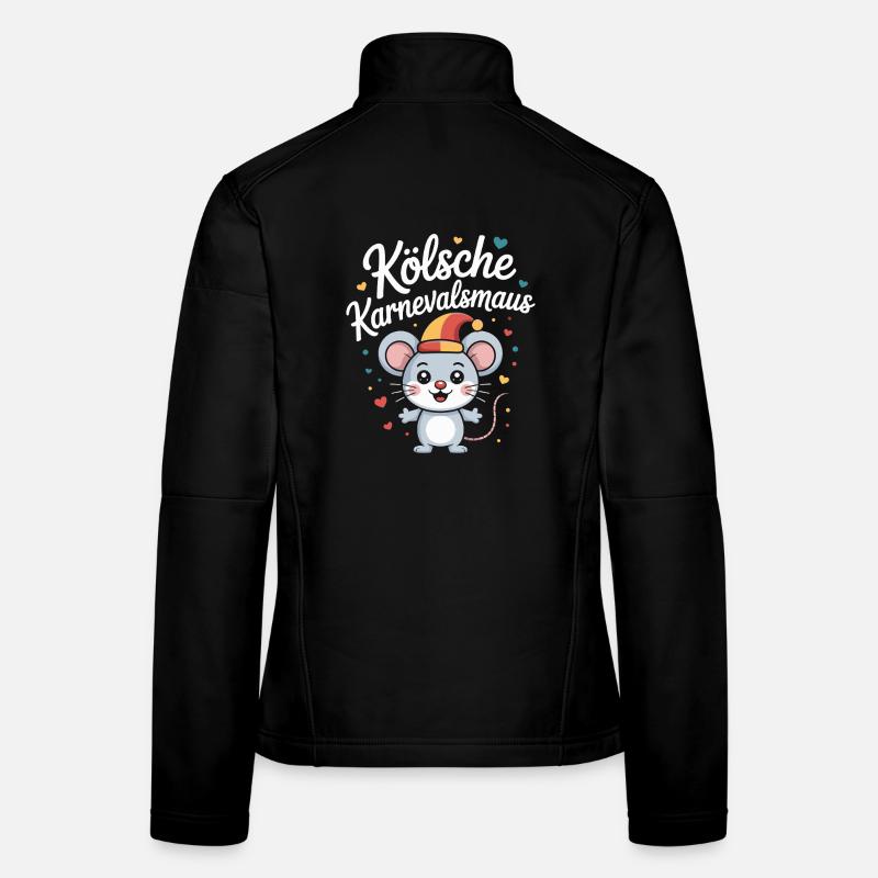 Cologne Carnaval Mouse Cologne Carnaval Cologne Mouse Veste en tissu softshell Femme