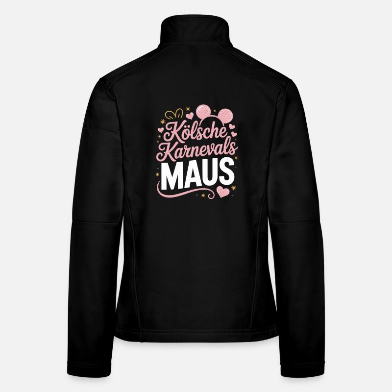 Kölsche Karnevalsmaus Karneval Köln Kölner Maus Frauen Softshelljacke
