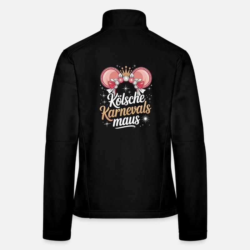Cologne Carnaval Mouse Cologne Carnaval Cologne Mouse Veste en tissu softshell Femme