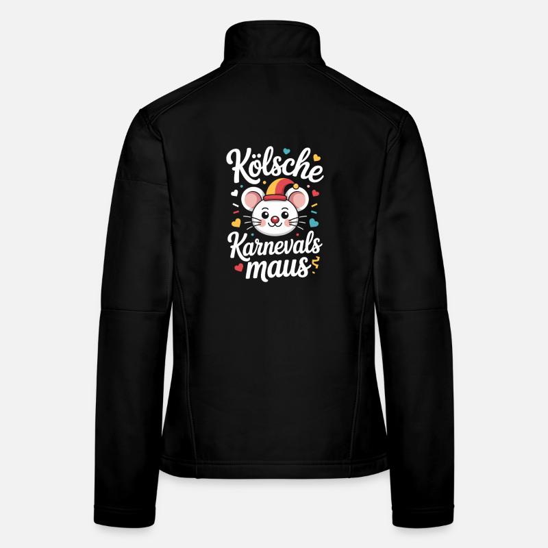 Cologne Carnaval Mouse Cologne Carnaval Cologne Mouse Veste en tissu softshell Femme
