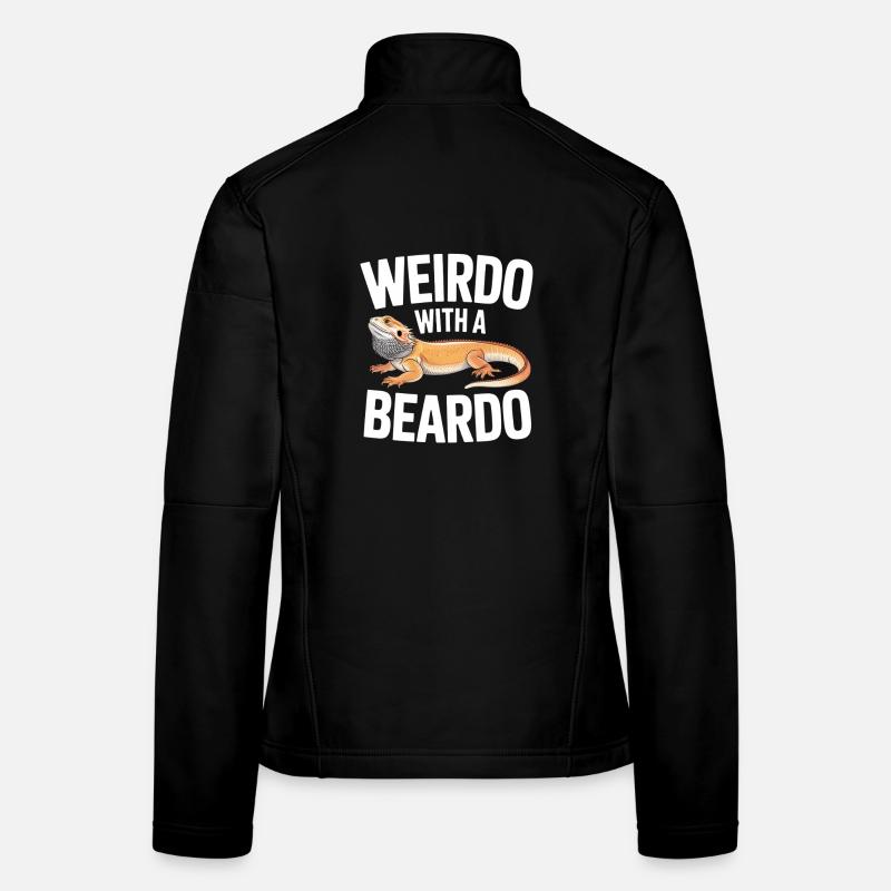 Un Drôle avec un Beardo Veste en tissu softshell Femme