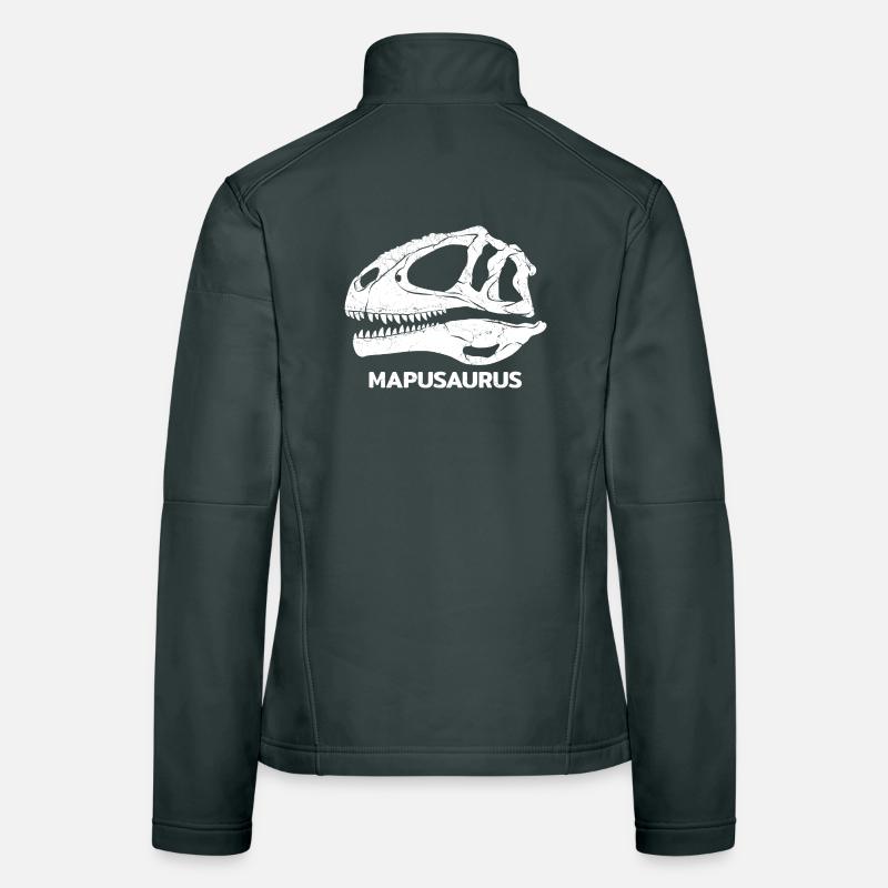 Mapusaurus Skull Fossil Women's Softshell Jacket
