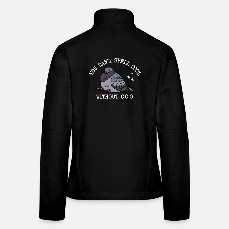 Colombe ne peut pas épeler cool Veste en tissu softshell Femme