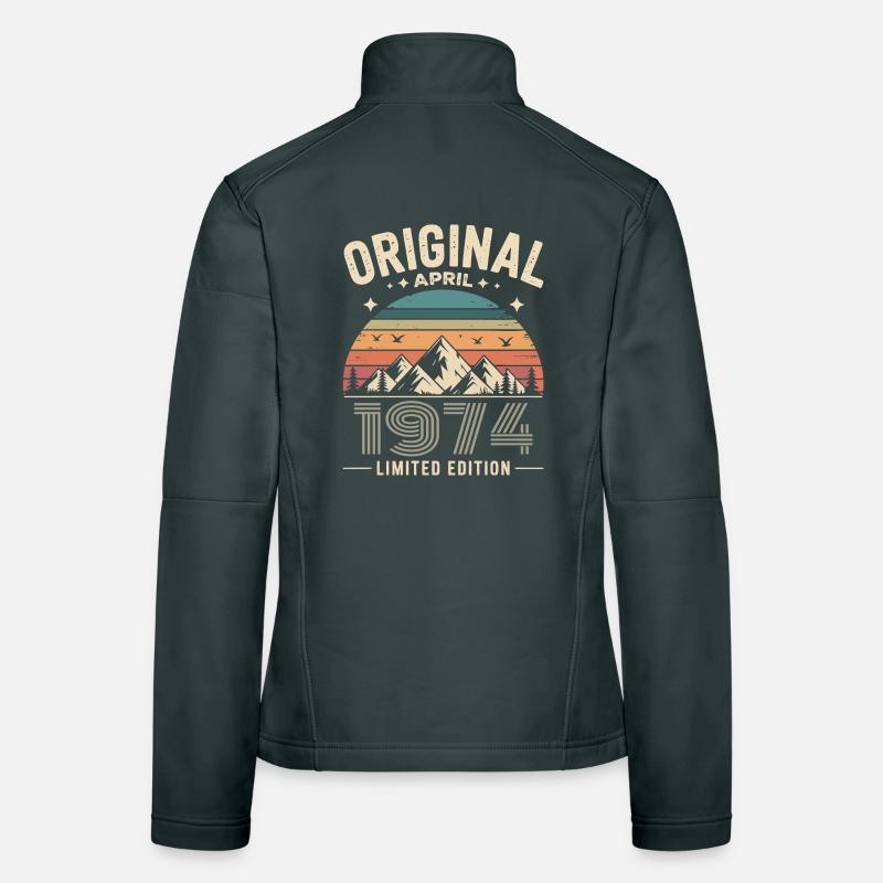février 1974 – Légende des sommets et montagnes Veste en tissu softshell Femme