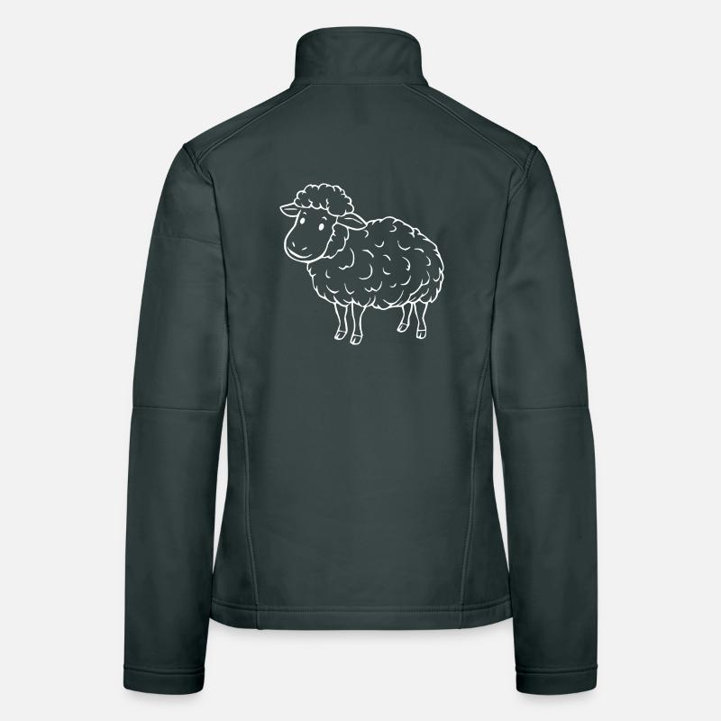Sheep Sheep Lamb Women's Softshell Jacket