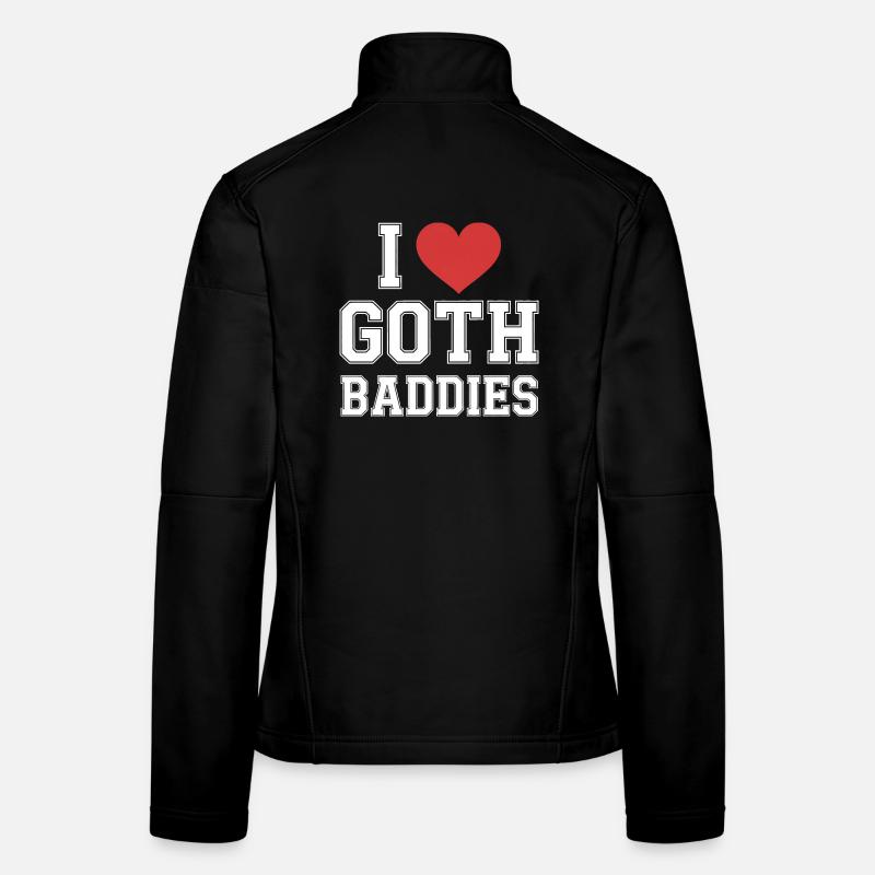 I Heart Goth Baddies Women's Softshell Jacket