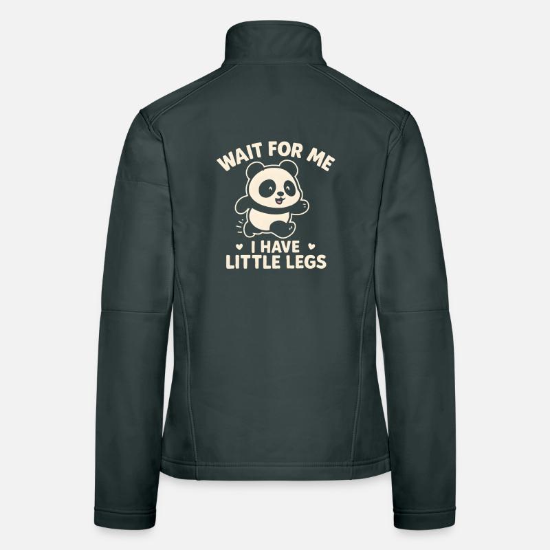 Panda Spruch Humor Meme Lustig Witzig Geschenkidee Frauen Softshelljacke