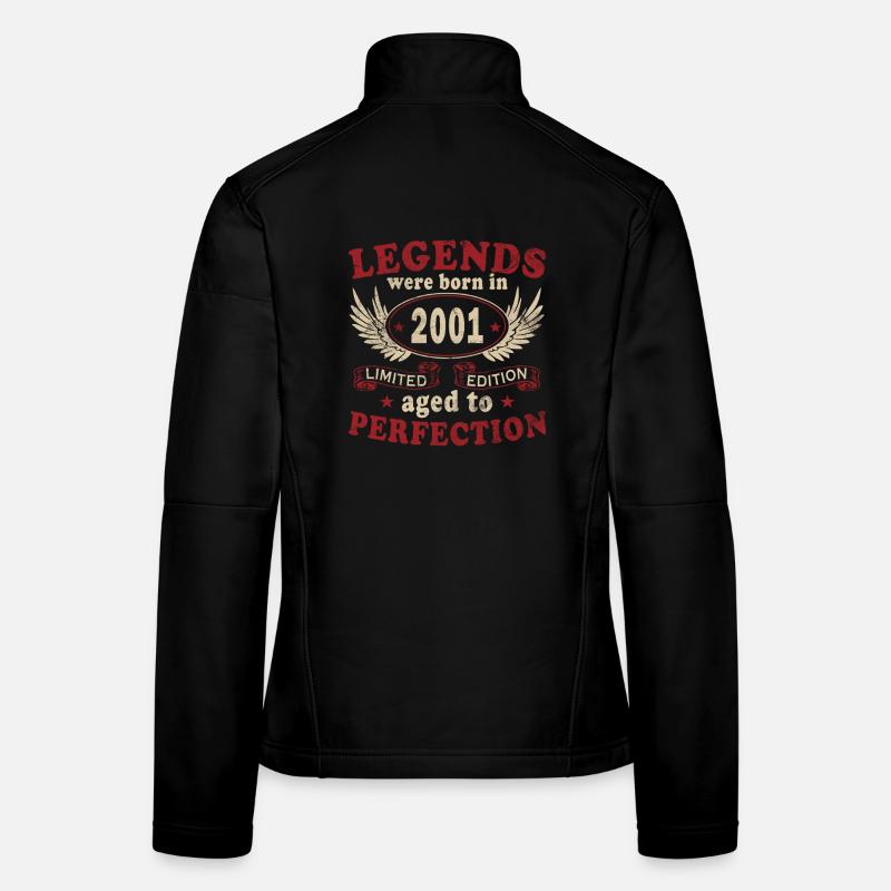 LÉGENDE 2001, MILLÉSIME 2001 Veste en tissu softshell Femme