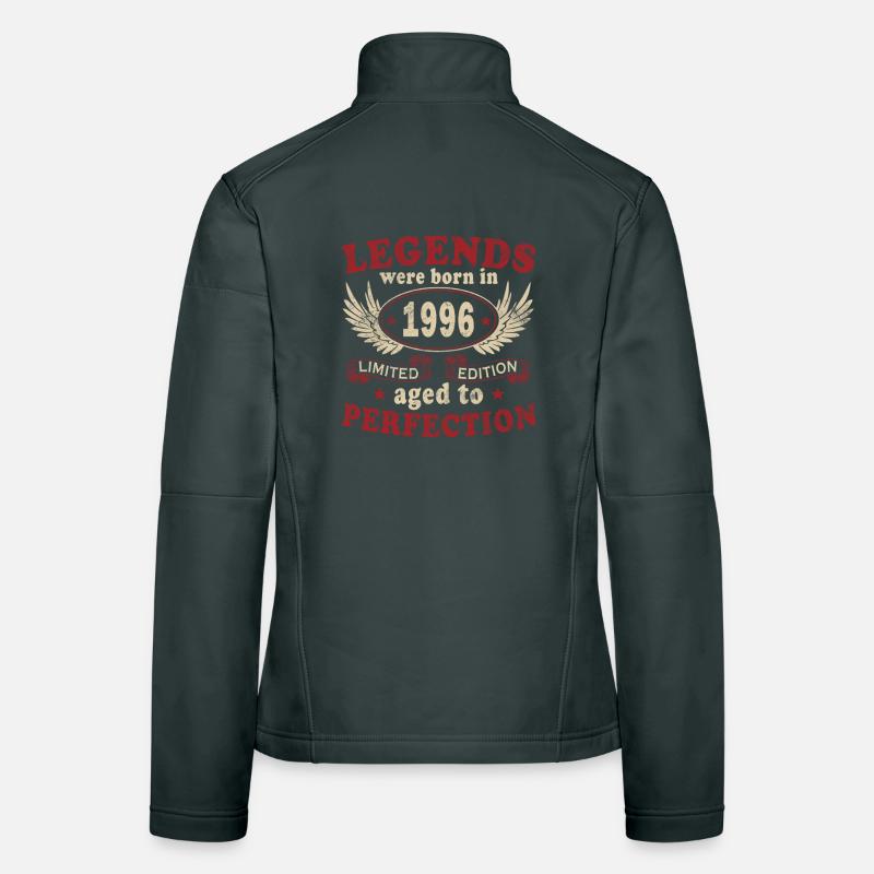Legend 1996 Birthday legendary since 1996 Women's Softshell Jacket