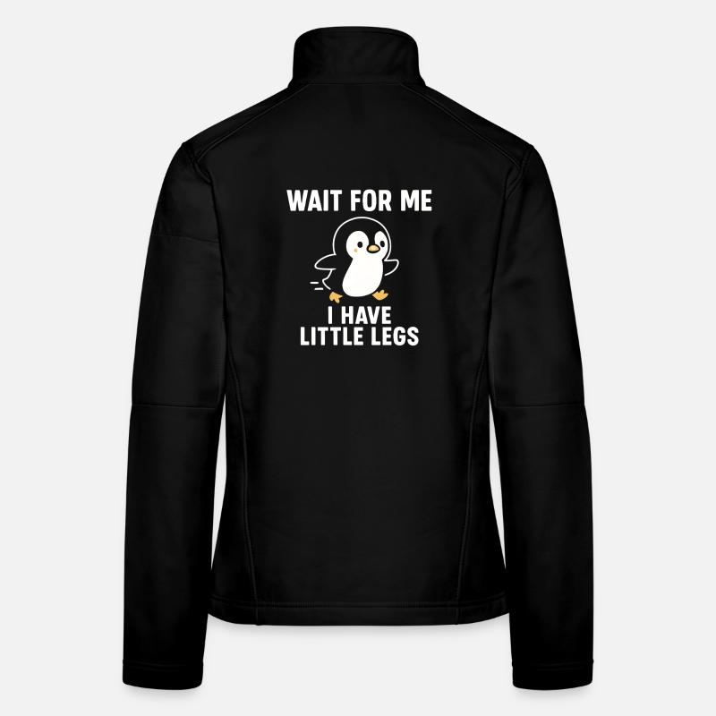 Idée de cadeau drôle sur l’humour du Pingouin Veste en tissu softshell Femme
