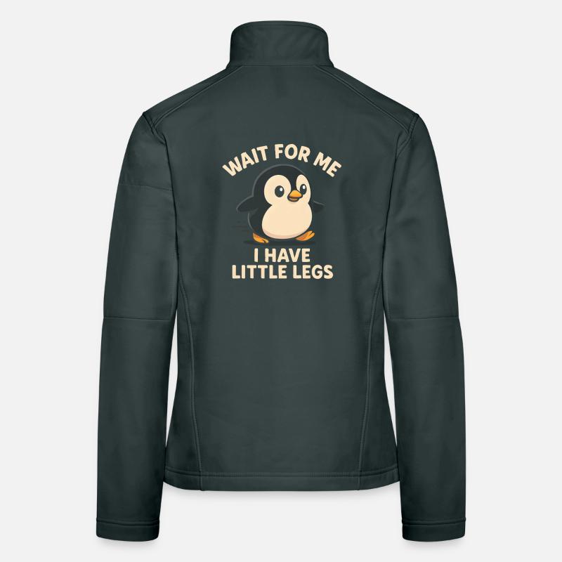 Pinguin Spruch Humor Meme Lustig Geschenkidee Frauen Softshelljacke