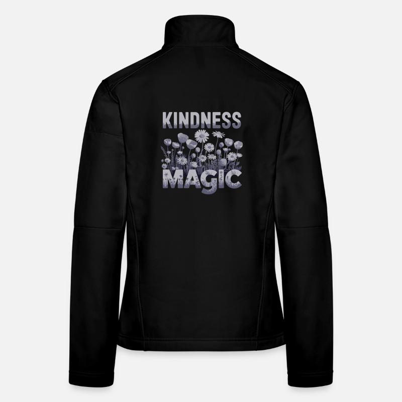  Kindness Magic Blumenwiese Freundlichkeit Frauen Softshelljacke