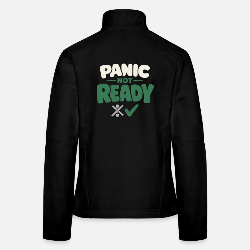 Calmness beats panic, lifestyle, Women's Softshell Jacket
