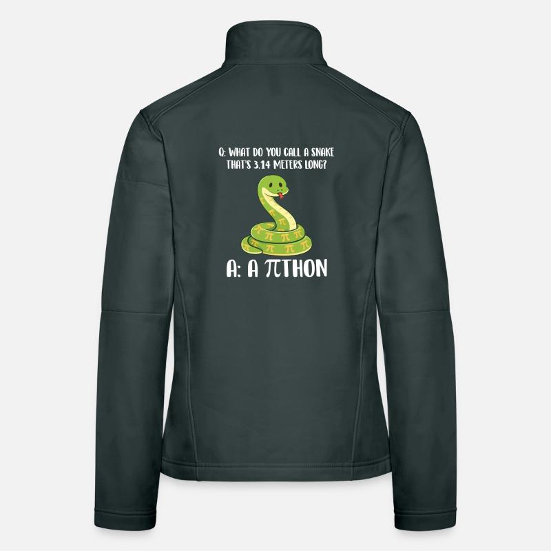 Schlange, 3,14 Meter lang, Pi-Tag-Python-Witz Frauen Softshelljacke