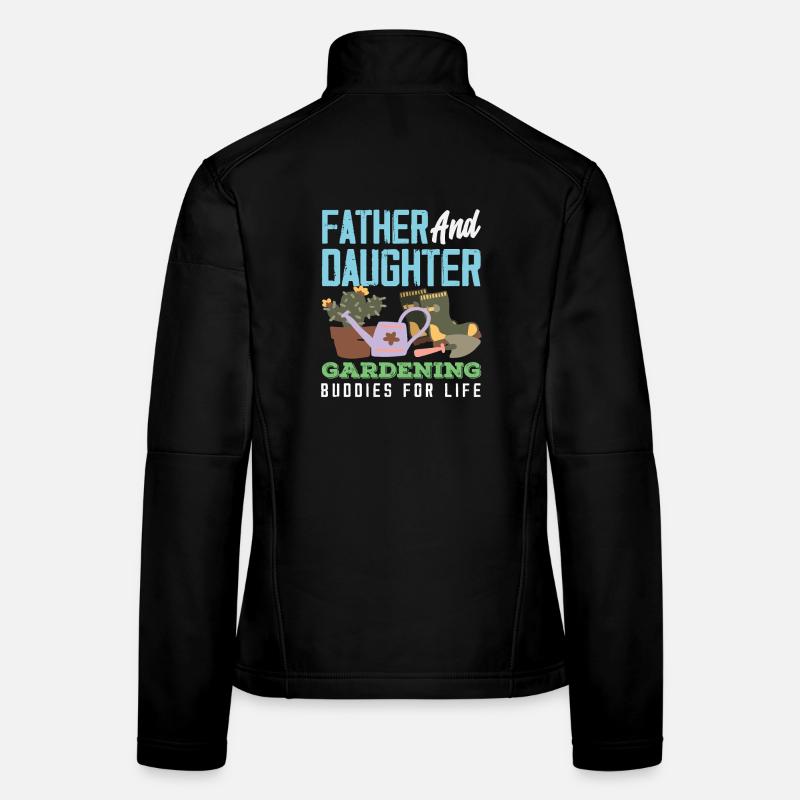 Vater-tochter-gartenarbeit Garten Frauen Softshelljacke